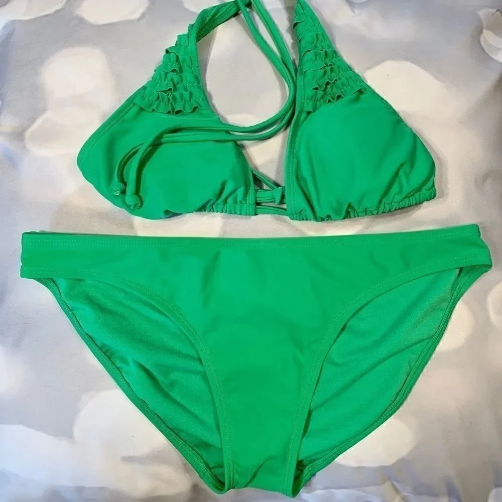 GREEN BIKINI LIGHTLY PADDED
